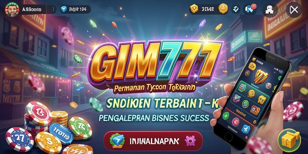 Tampilan gameplay GIM777 yang menampilkan simulasi bisnis yang menarik.