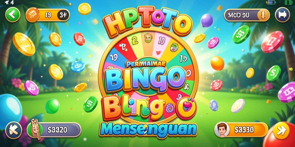 Screenshot gameplay HPTOTO menampilkan suasana seru permainan Bingo.