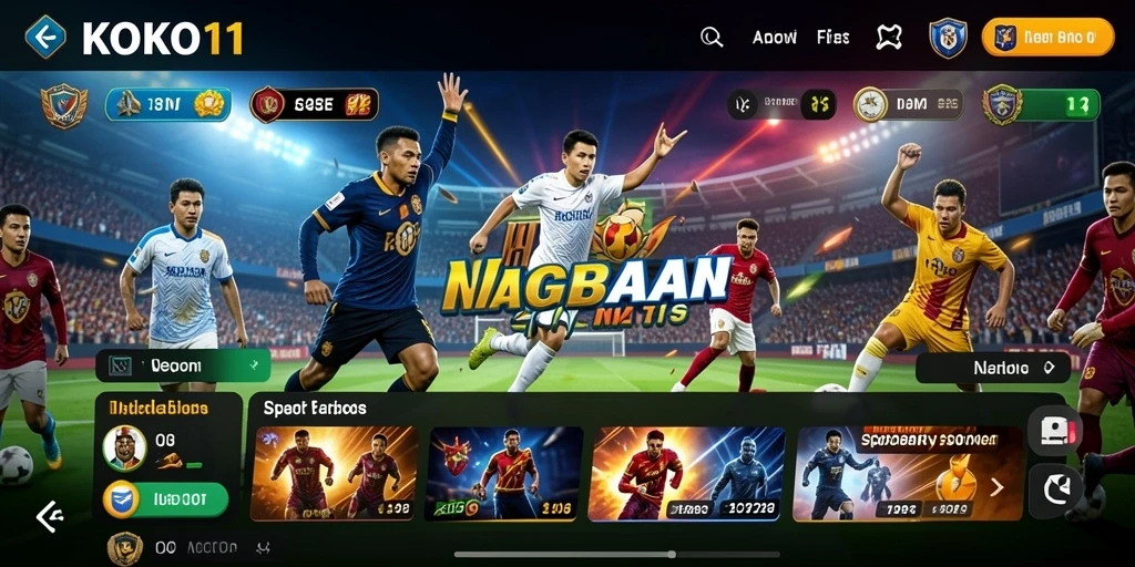 Tampilan antarmuka game Sportsbook KOKO11 yang menarik dan interaktif.
