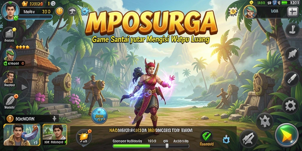 Tangkapan layar dari gameplay seru di MPOSURGA.