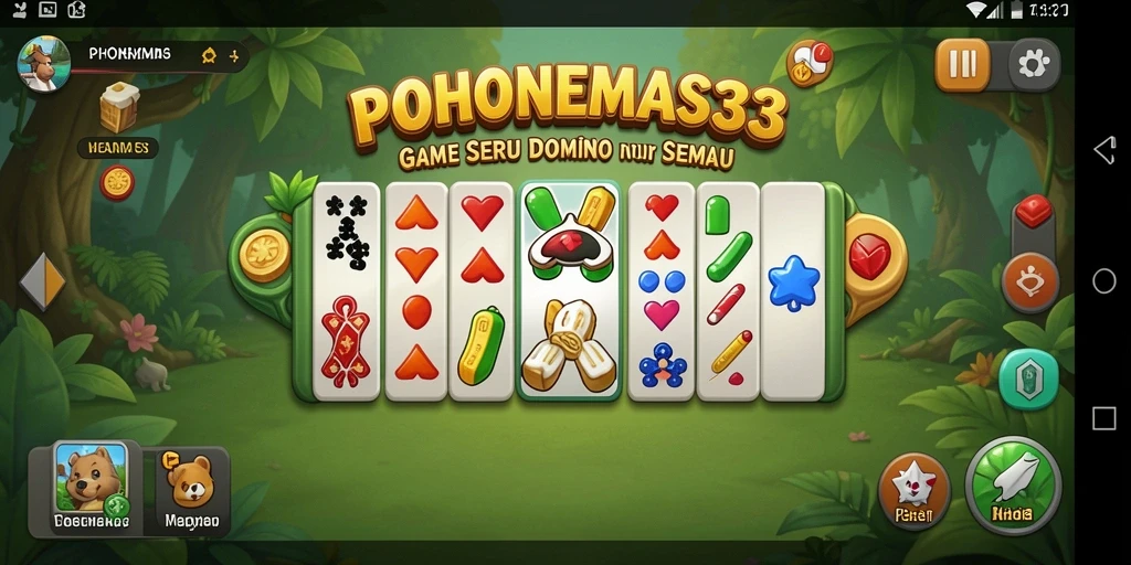 Gameplay seru Domino yang menarik dan kompetitif.