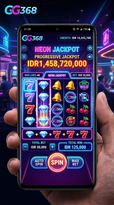 Pengguna menjelajahi berbagai kategori aplikasi di gg368.